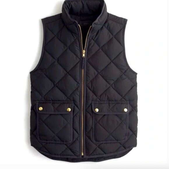 J. Crew Quilted Puffer Vest - Picture 1 of 3